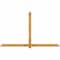 Ekena Millwork Eugene Rough Sawn Timber Gable Bracket, Western Red Cedar, 96"W x 56"H x 2"D x 4"F, 14/12 Pitch GBW096X56X0204EUG00RWR - alternate 1